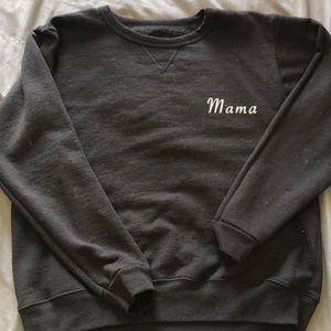 Mama crew neck - handmade